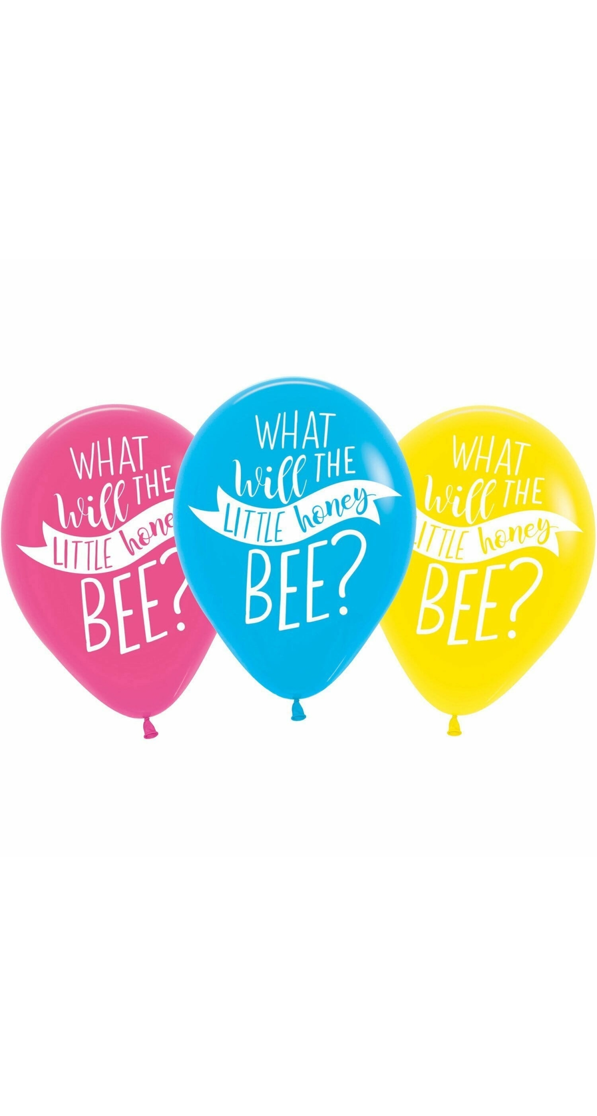 What Will It Bee? 11'' Latex Balloons - 6pk