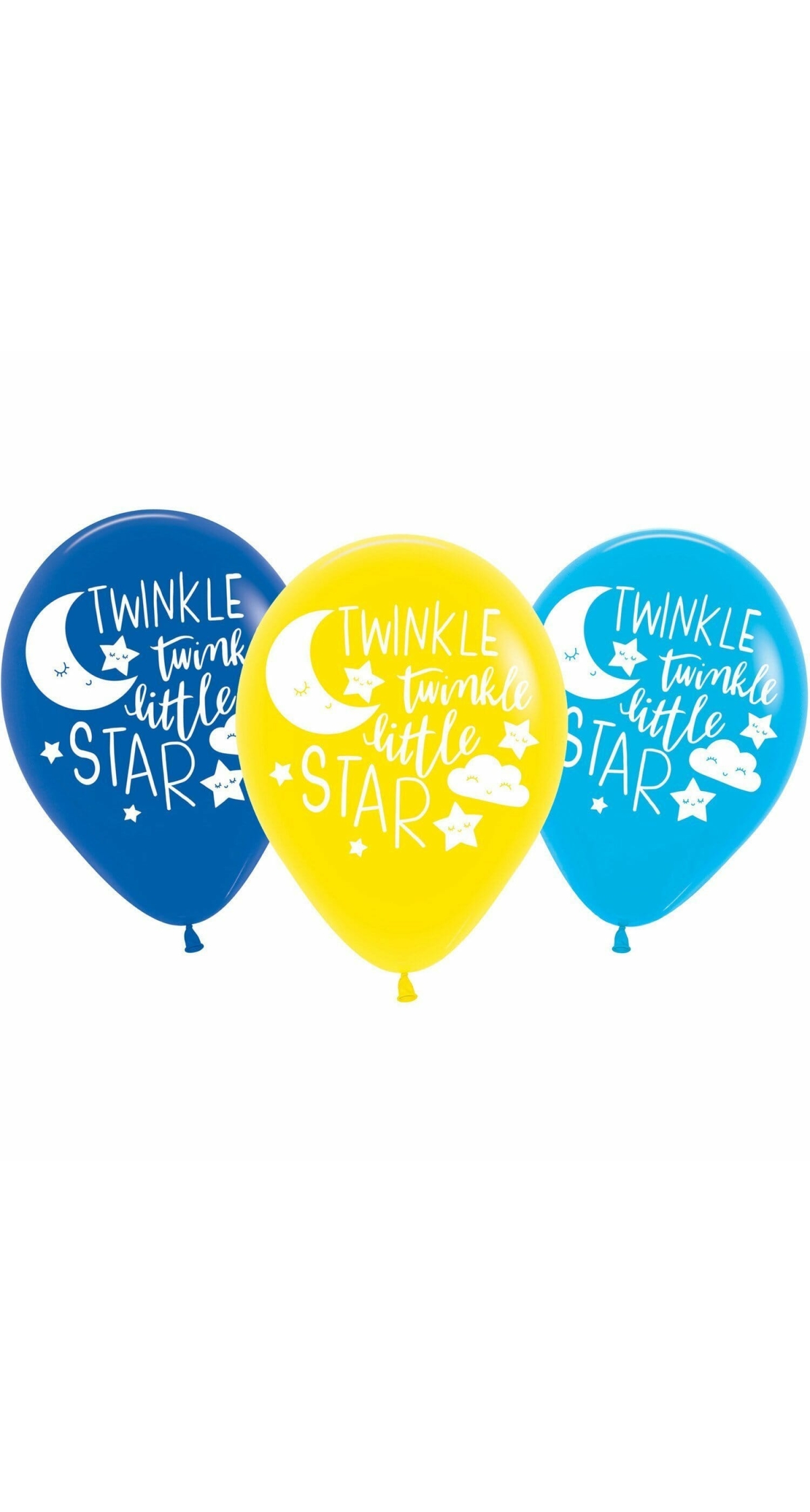 Twinkle Little Star 11'' Latex Balloons - 6pk