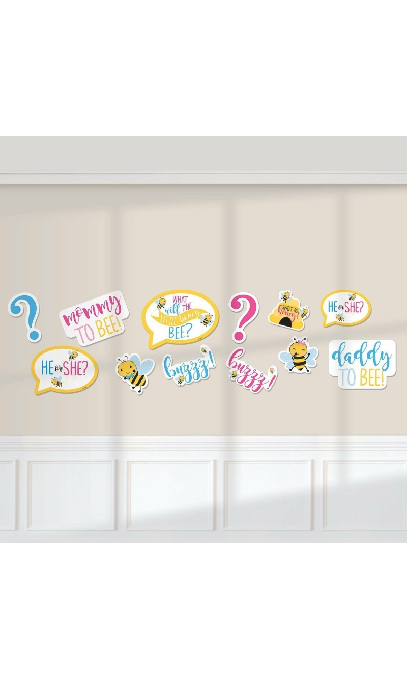 What Will It Bee? Cutout Decorations - 12pk