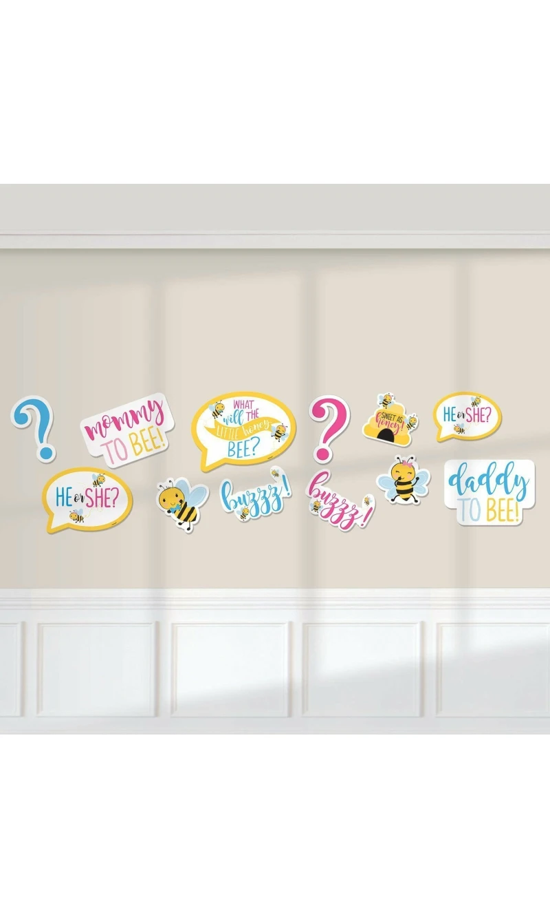 What Will It Bee? Cutout Decorations - 12pk