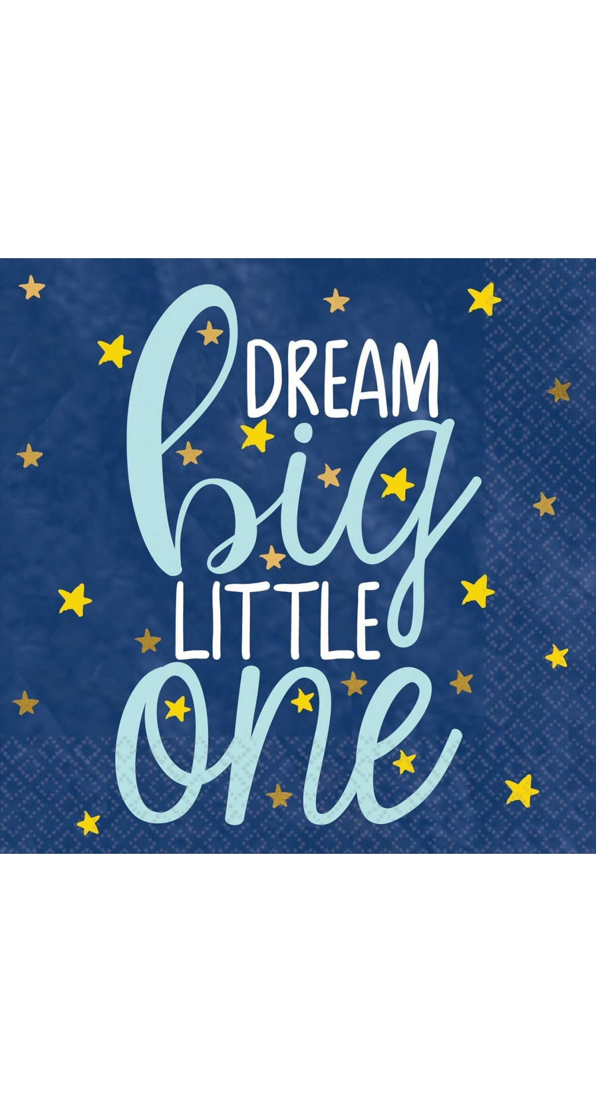 Twinkle Little Star Napkins 25 x 25 cm - 16pk