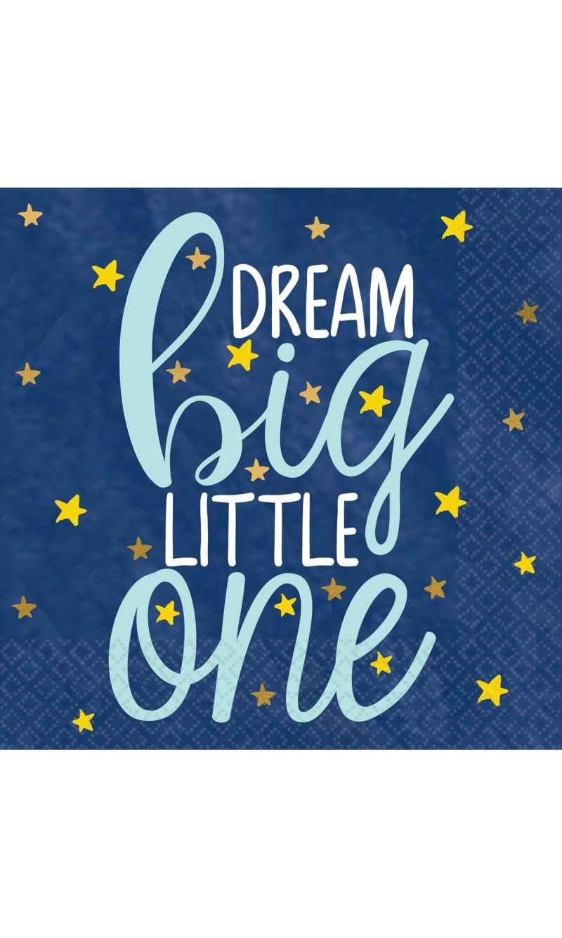 Twinkle Little Star Napkins 25 x 25 cm - 16pk