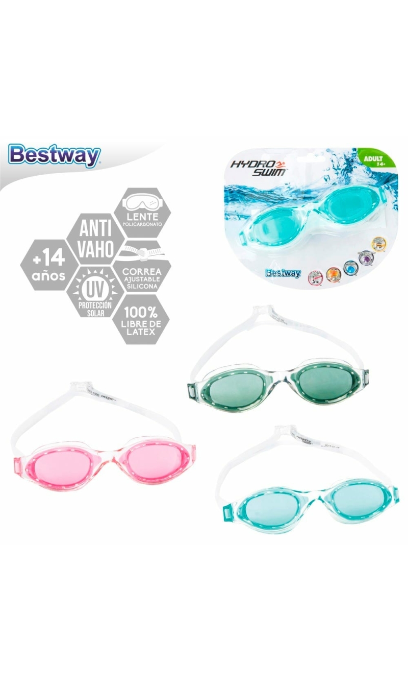 Bestway Hydro-Swim Goggles (Assorted Colors) for Age 14+ Years (Online Only)