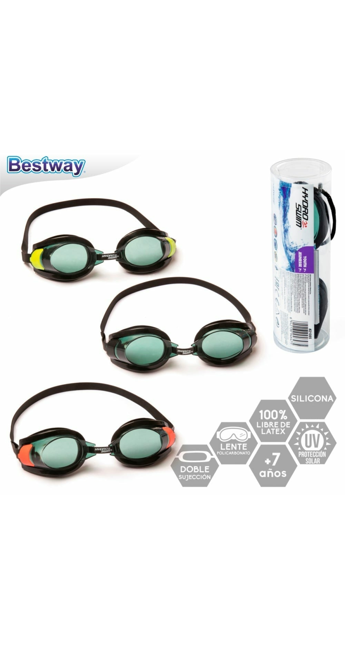 Bestway Assorted Hydroswim Focus Goggles Age 7-14 Years (Online Only)
