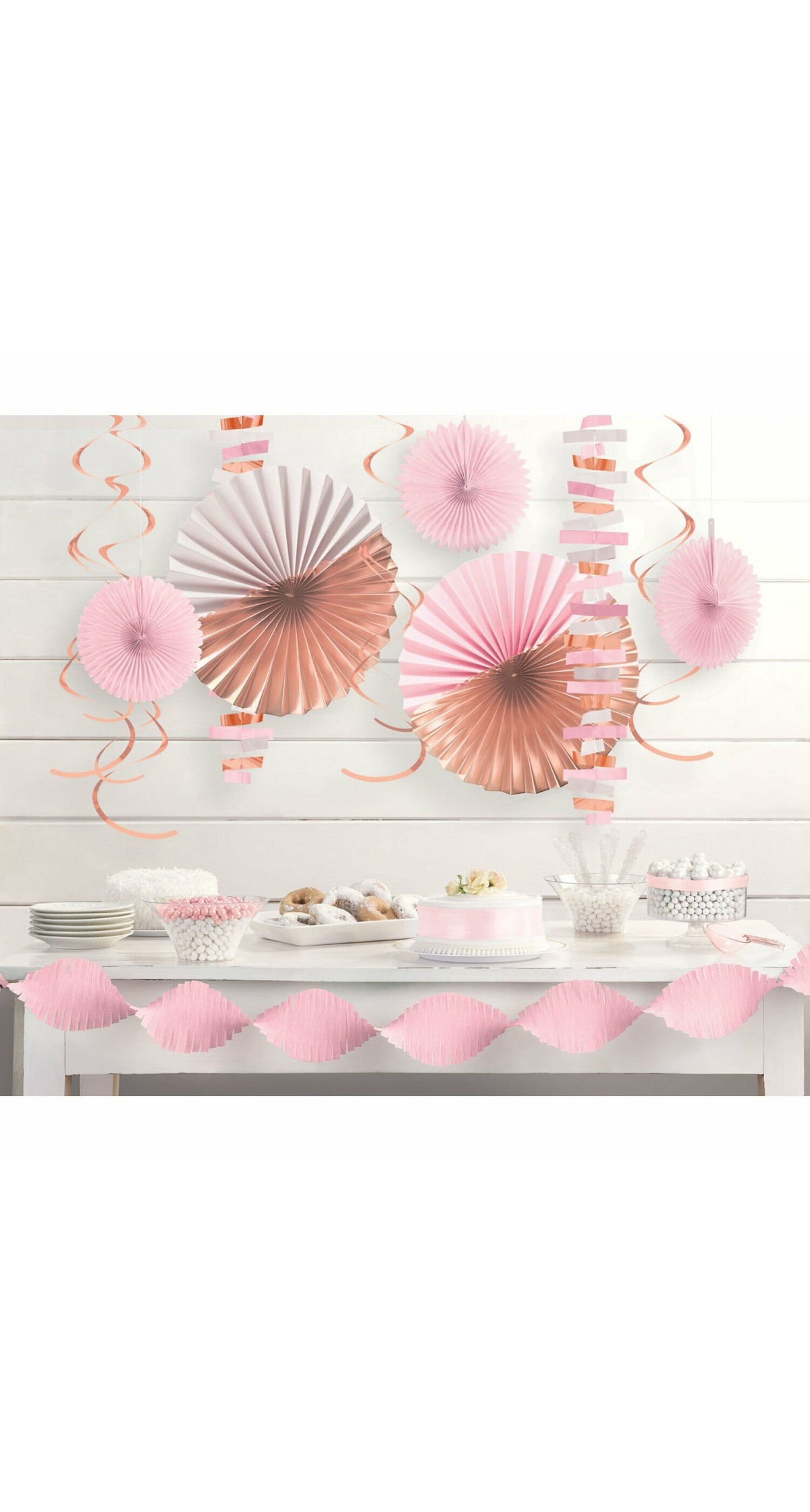 Rose Gold Blush Decorating Kit - 14pk