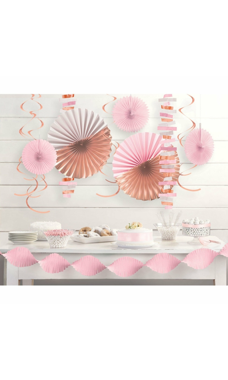 Rose Gold Blush Decorating Kit - 14pk