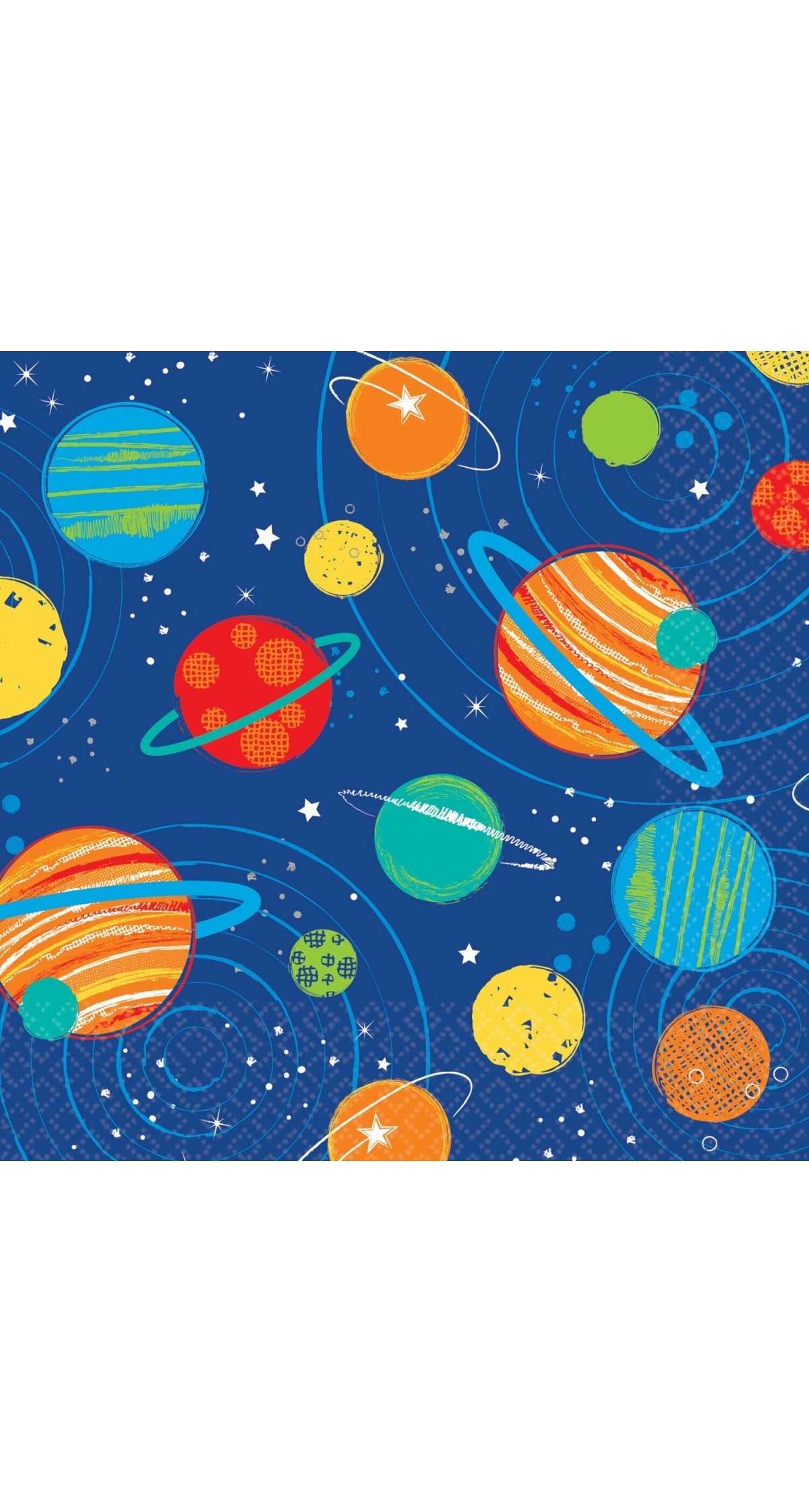 Blast Off Birthday Napkins 25cm x 25cm - 16pk