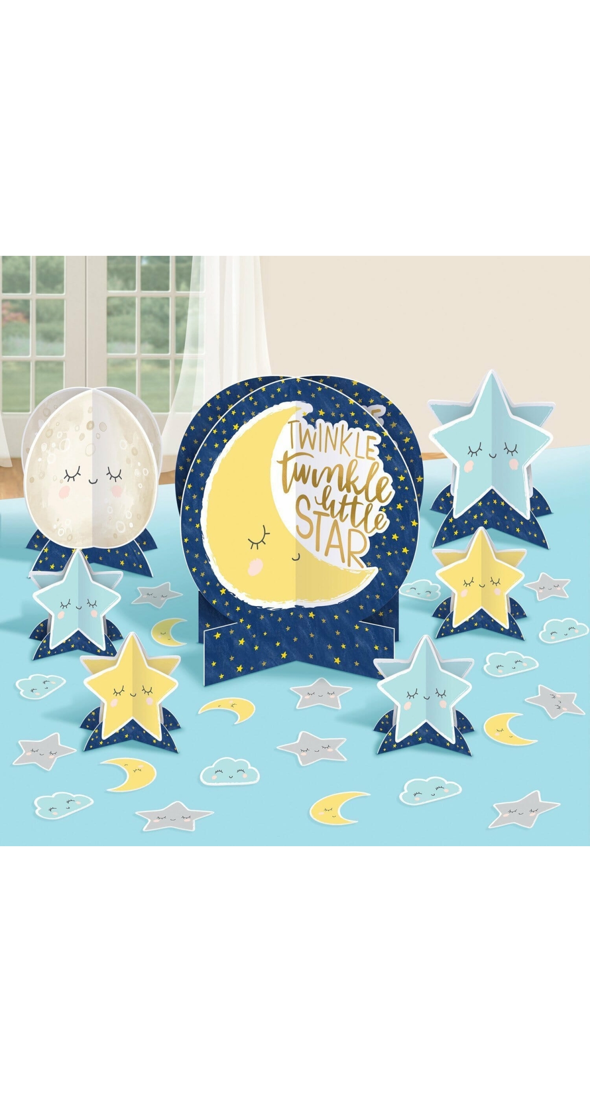Twinkle Little Star Table Decorating Kit - 7pk