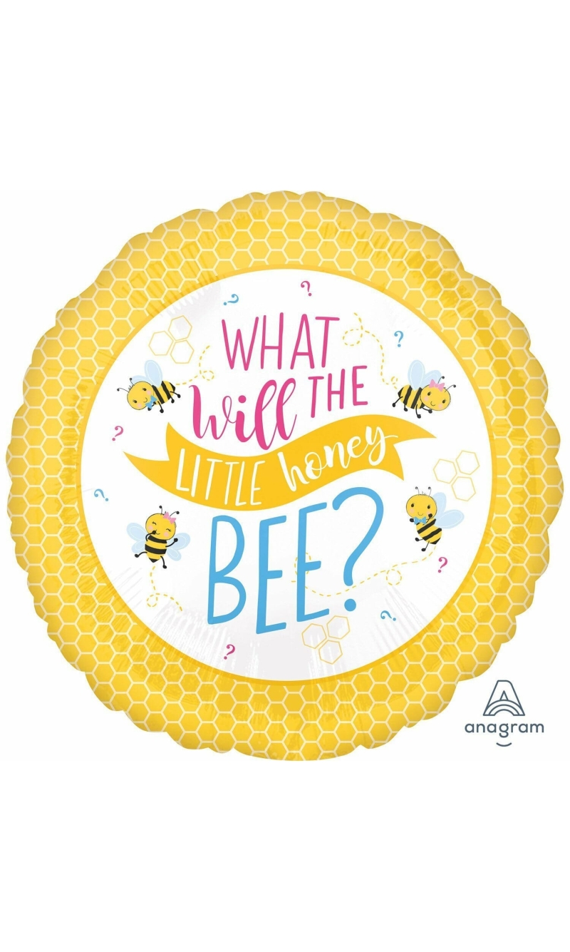 What Will it Bee Foil Balloon - 17"