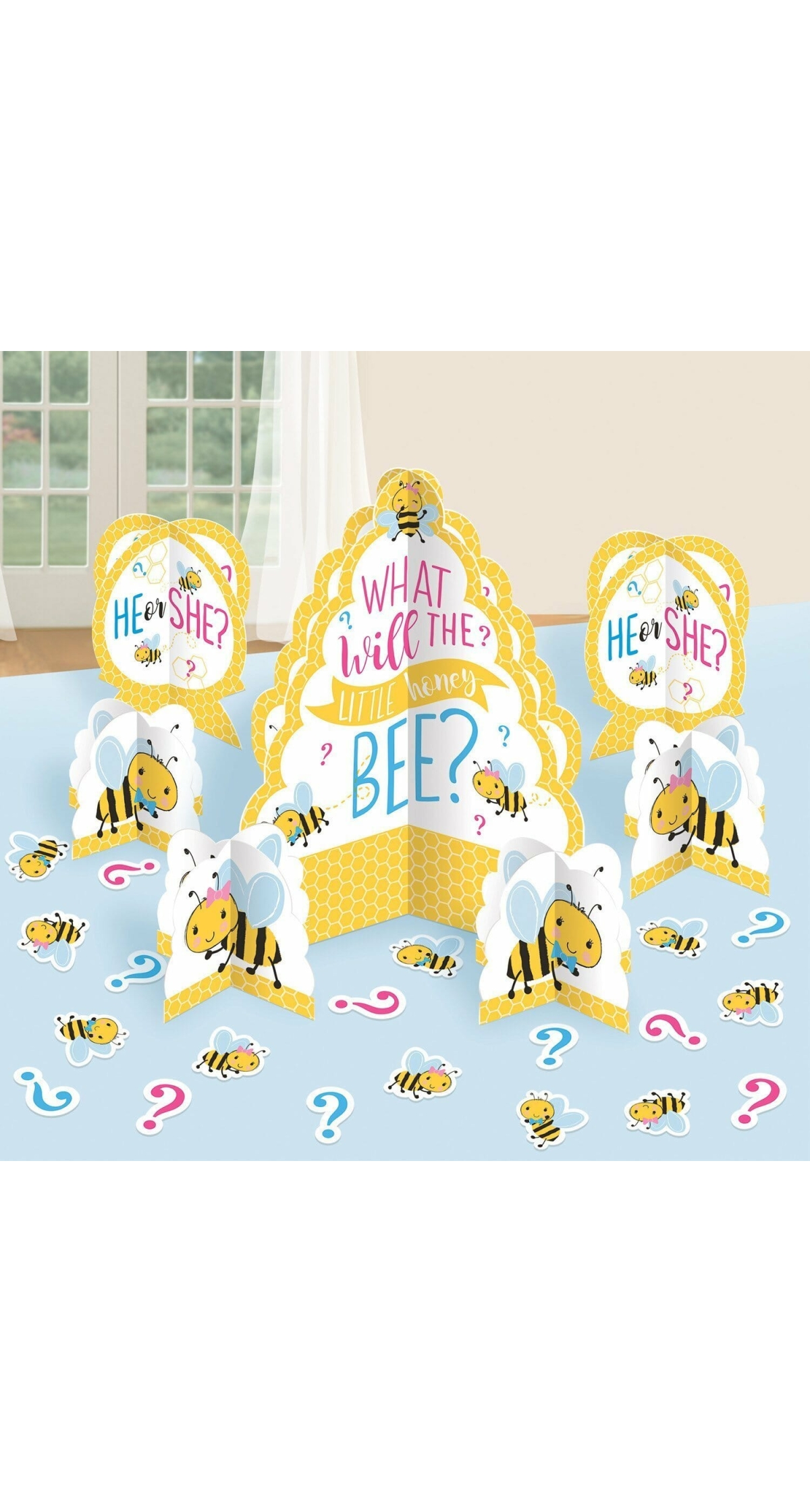 What Will It Bee? Table Decoration Kit - 7pk