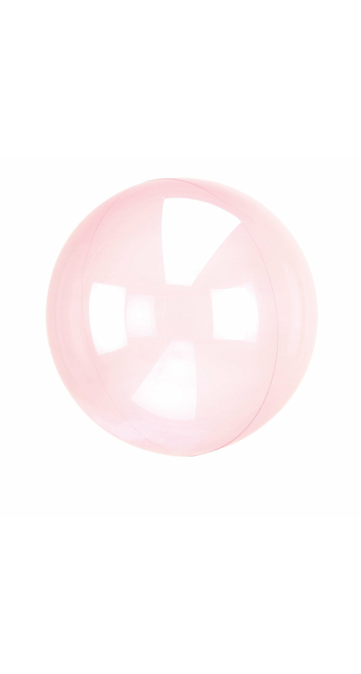 Clearz Crystal Dark Pink Balloon - 18"