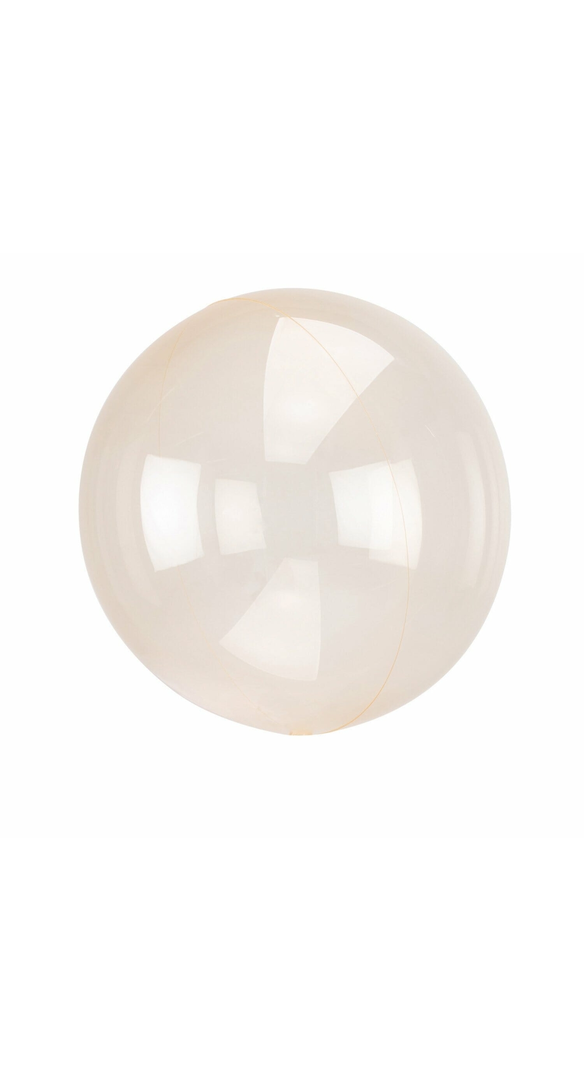 Clearz Crystal Orange Balloon - 18"