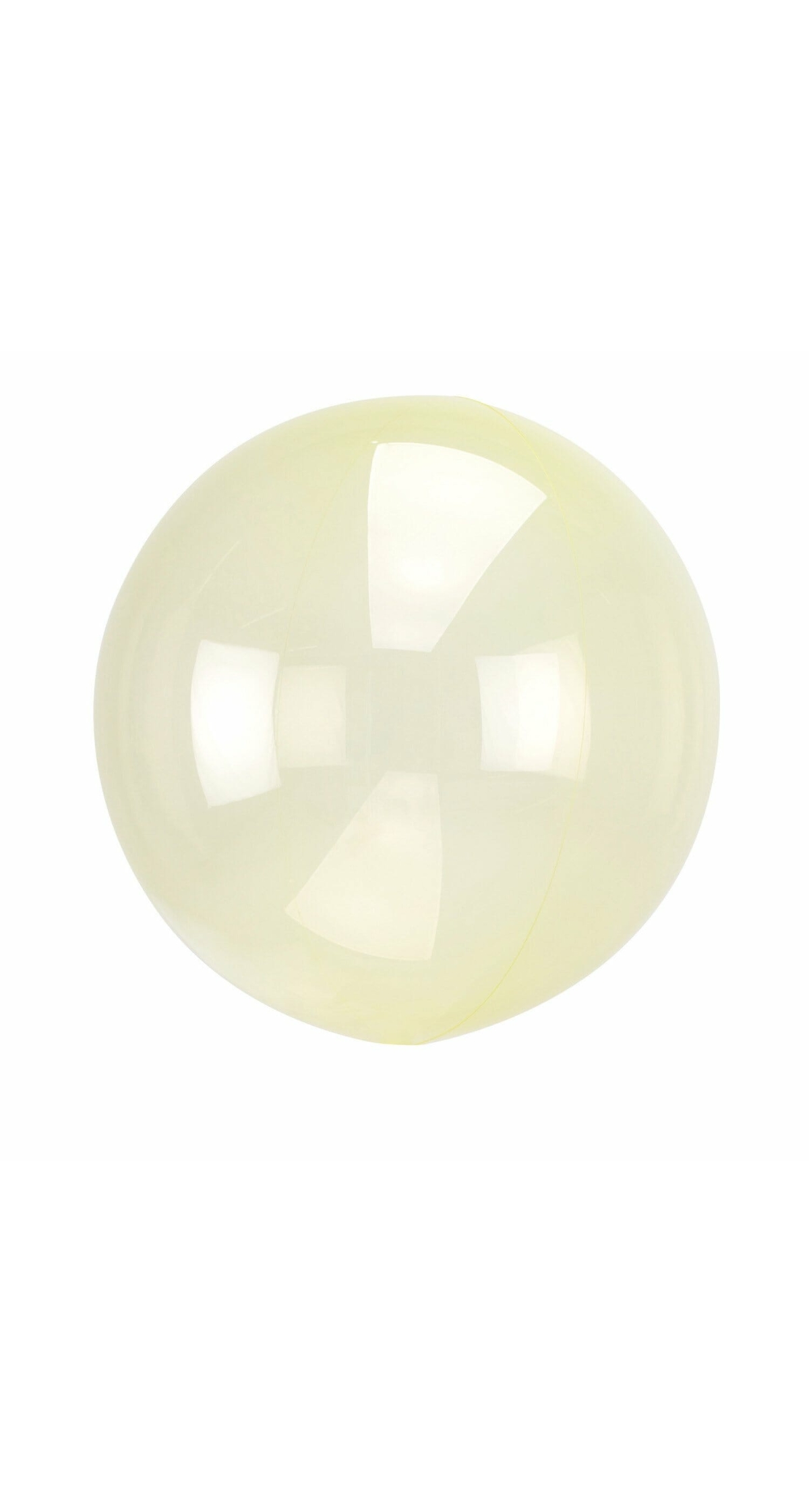 Clearz Crystal Yellow Balloon - 18"