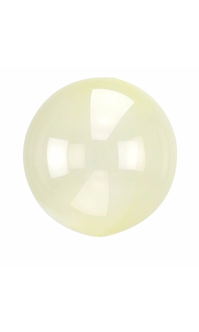 Clearz Crystal Yellow Balloon - 18"