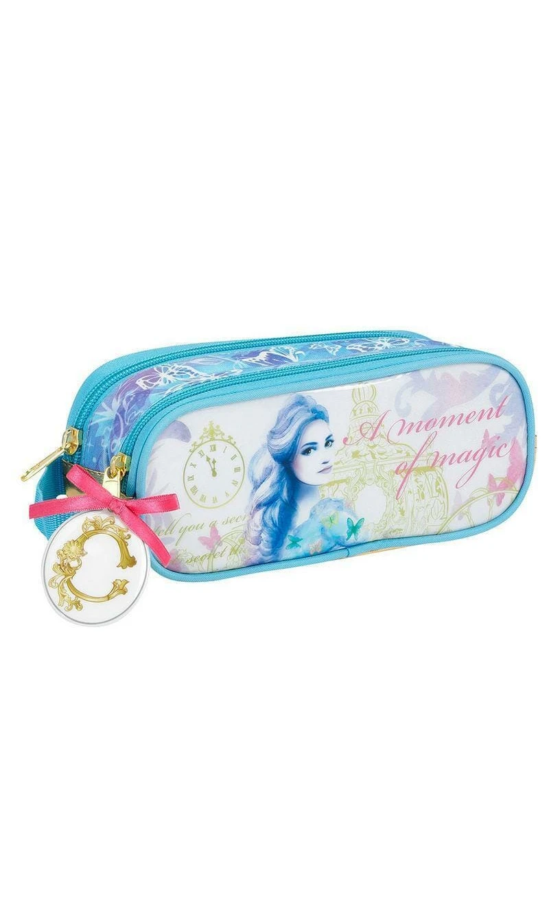 Princess Cinderella Double Pencil Case - 9cm x 23cm