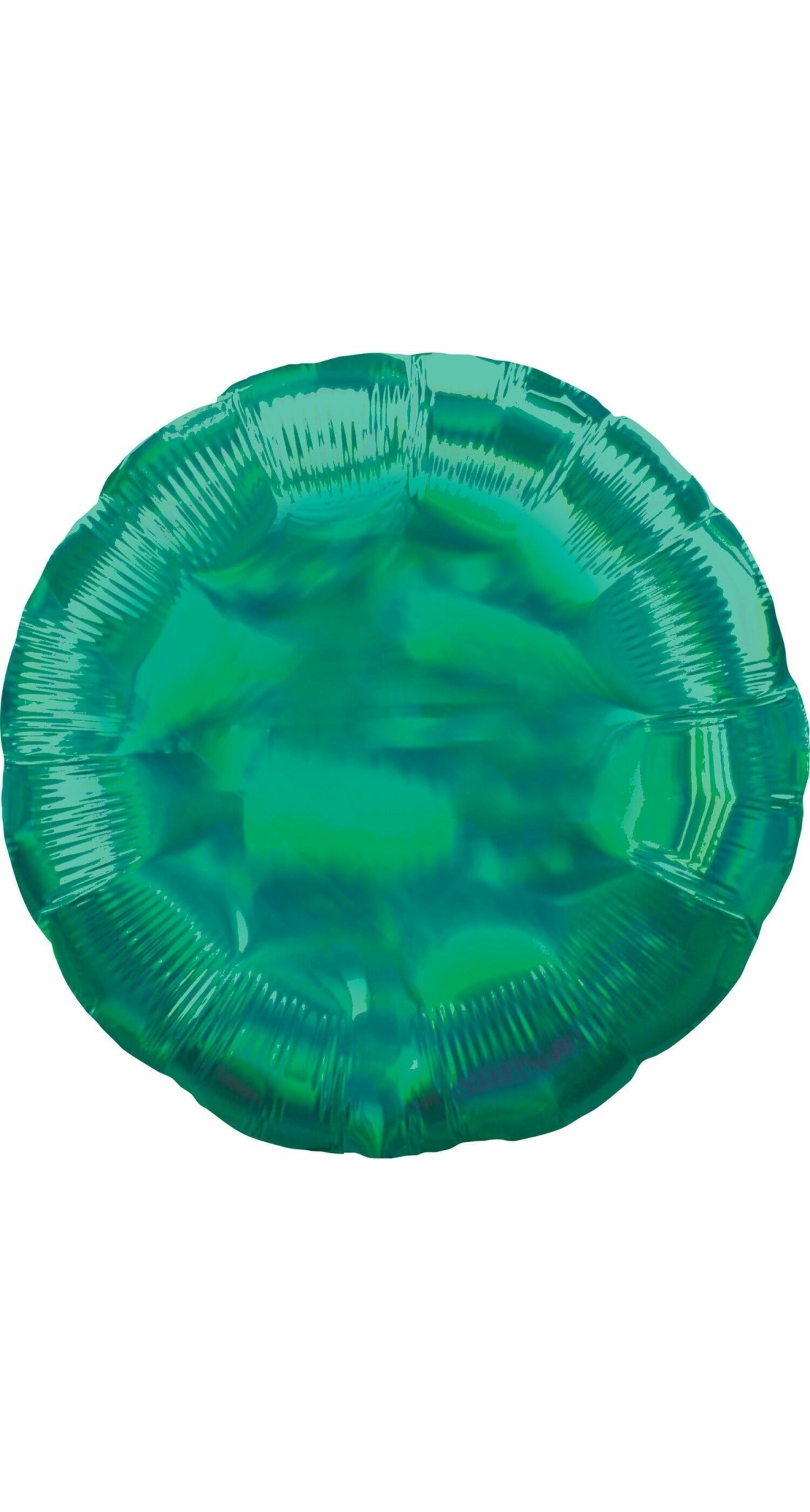 Holographic Iridescent Green Circle Standard Foil Balloon - 18'' (43cm)