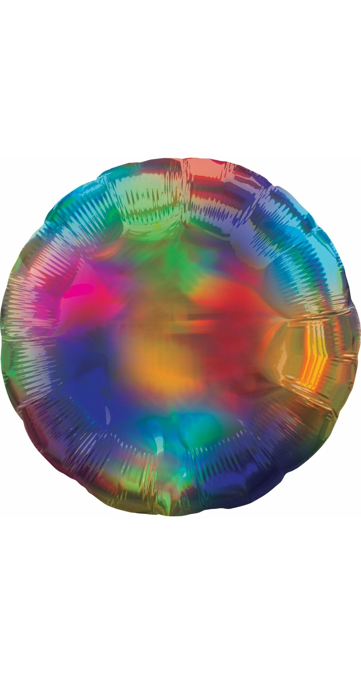 Holographic Iridescent Rainbow Circle Foil Balloon - 18''(43cm)