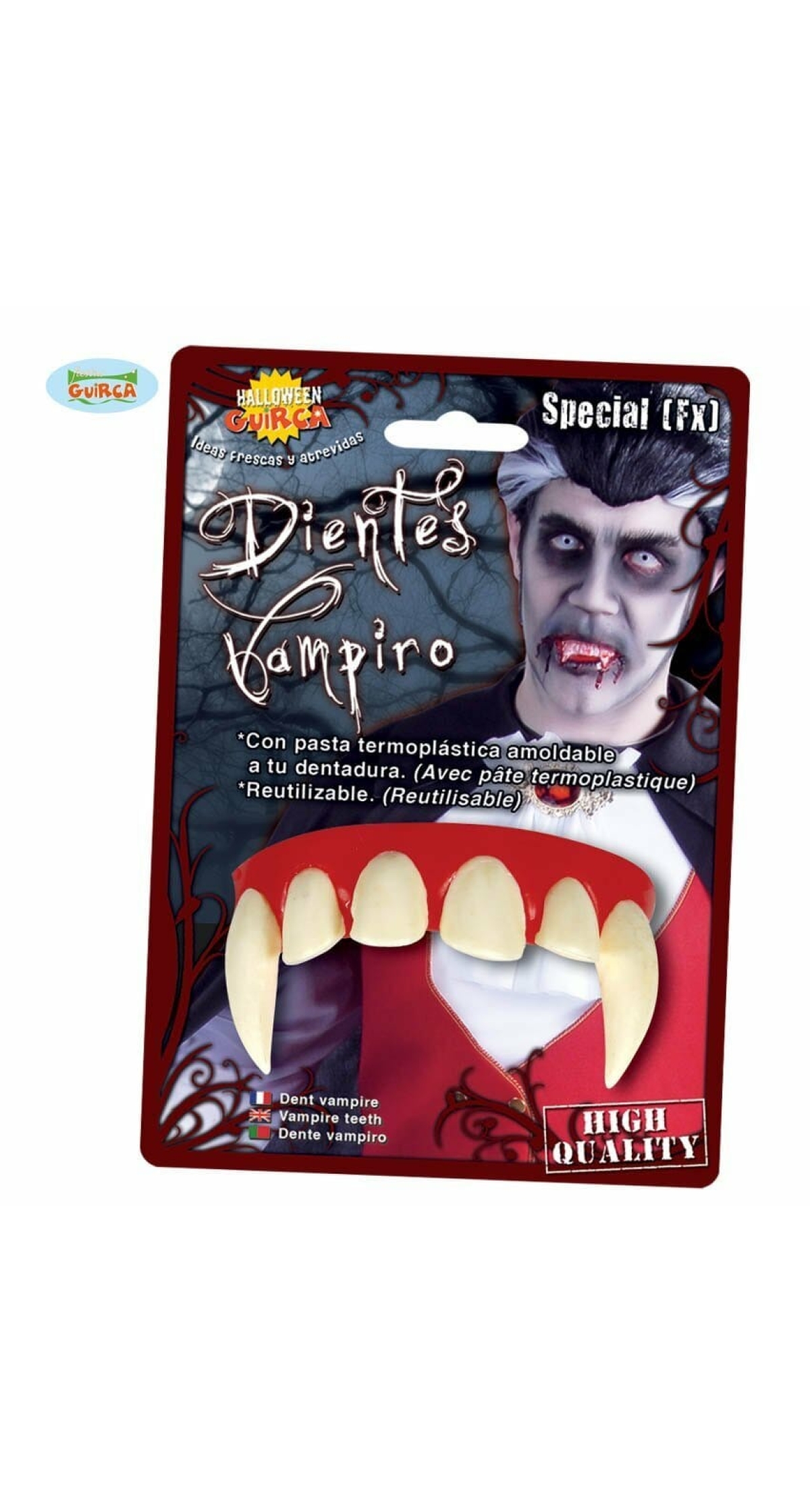 Vampire Teeth With Thermoplastic Paste (2184)