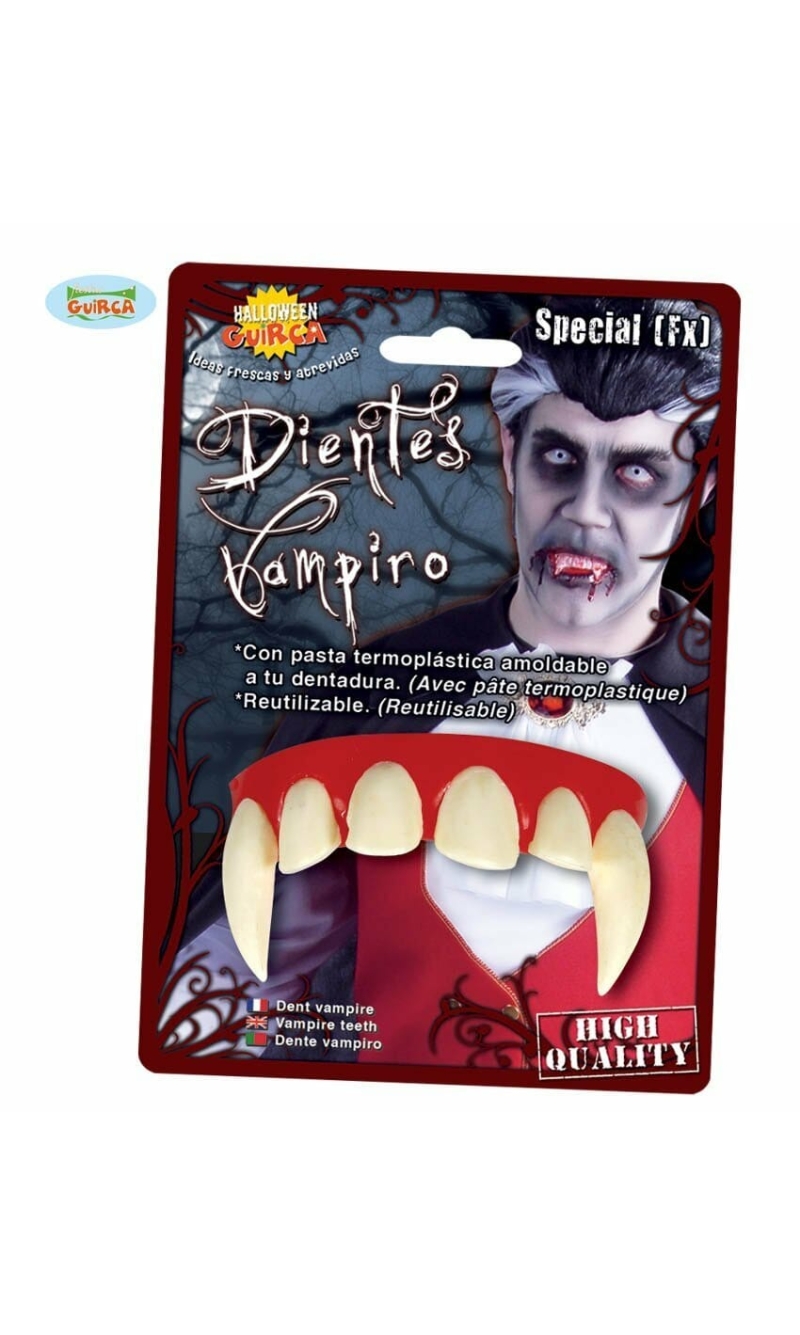 Vampire Teeth With Thermoplastic Paste (2184)