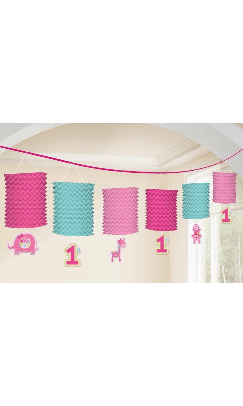 Fun To Be One Girl Paper Lantern Garland - 3.65m