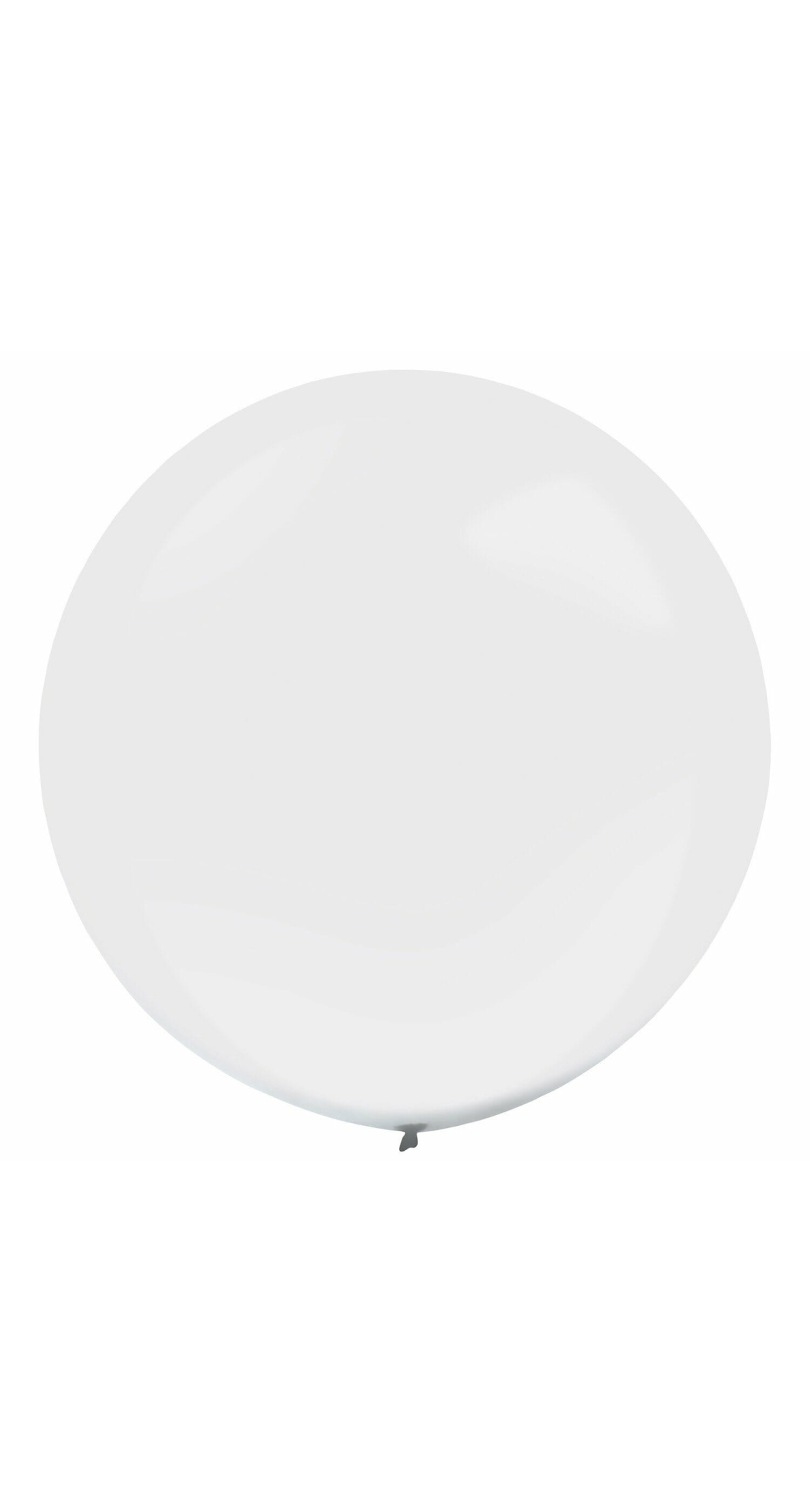 Everts Latex Balloon Frosty White Standard - (24"/60cm)