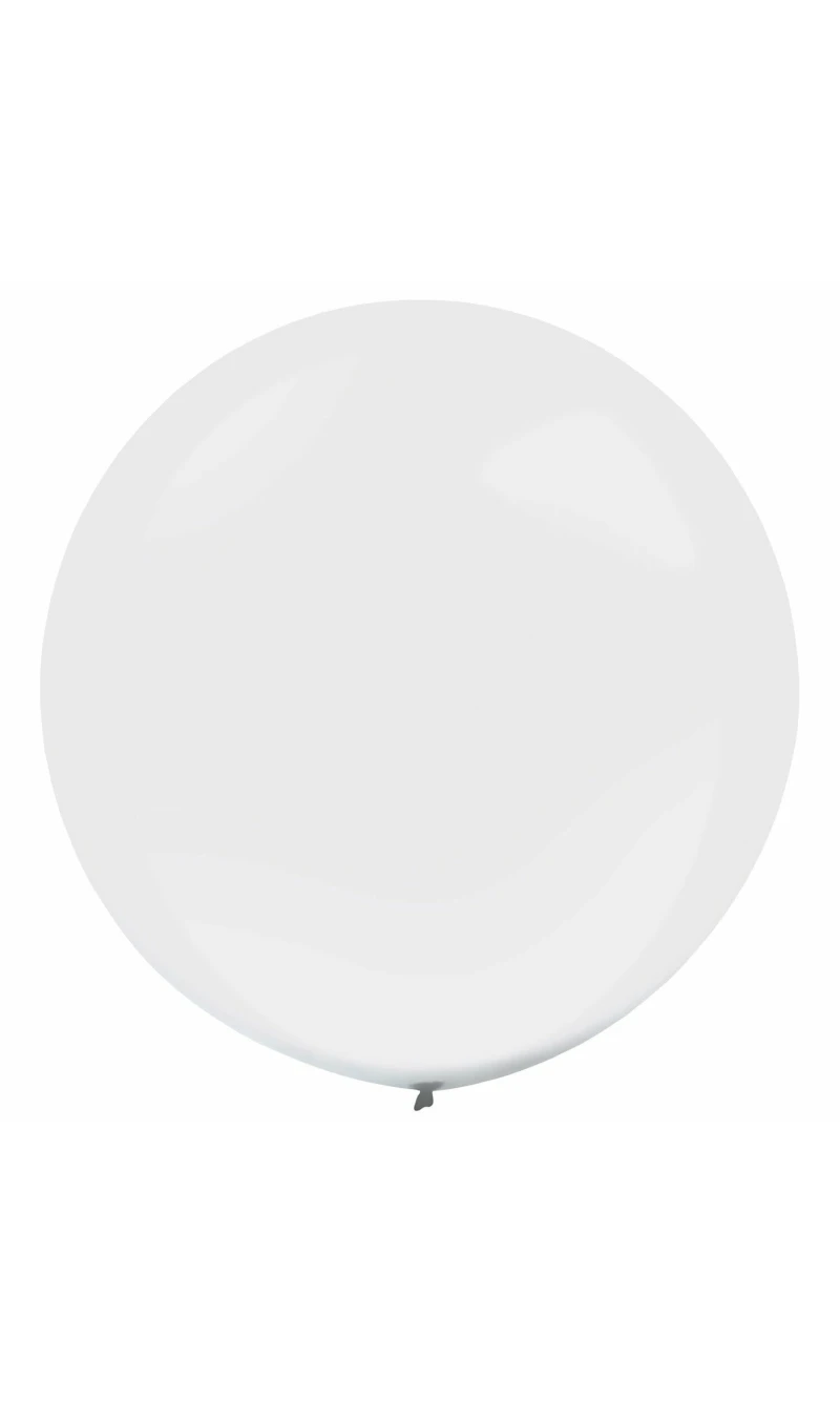 Everts Latex Balloon Frosty White Standard - (24"/60cm)