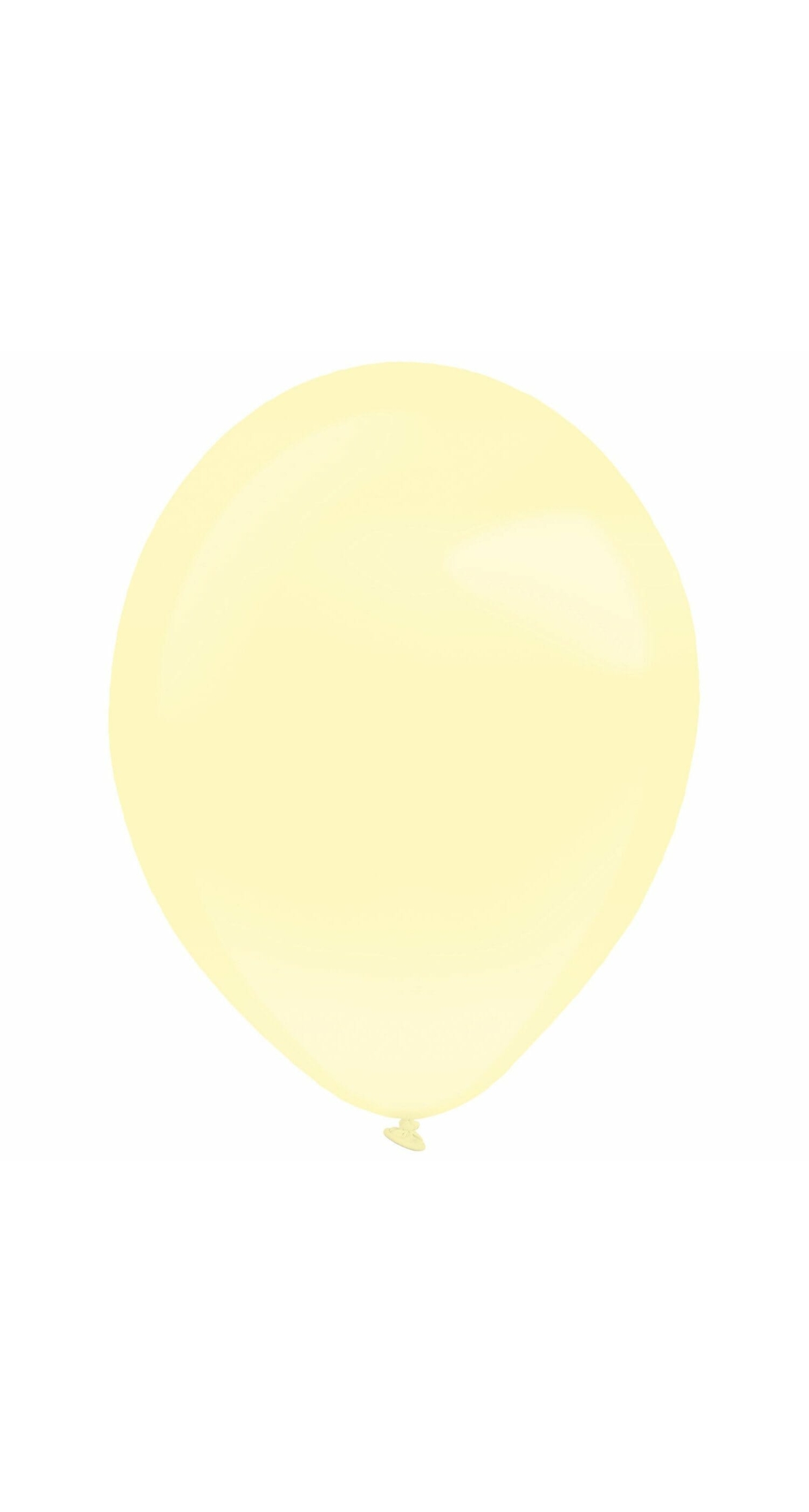 Everts Latex Balloon Light Yellow Pearl - (11"/28cm)