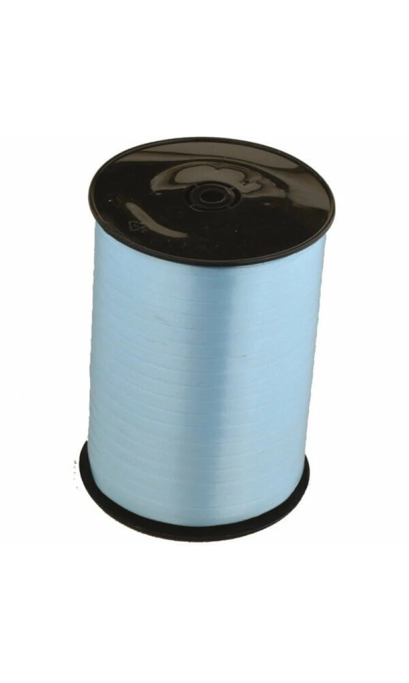Light Blue Curling Ribbon Spool - 500m x 5mm