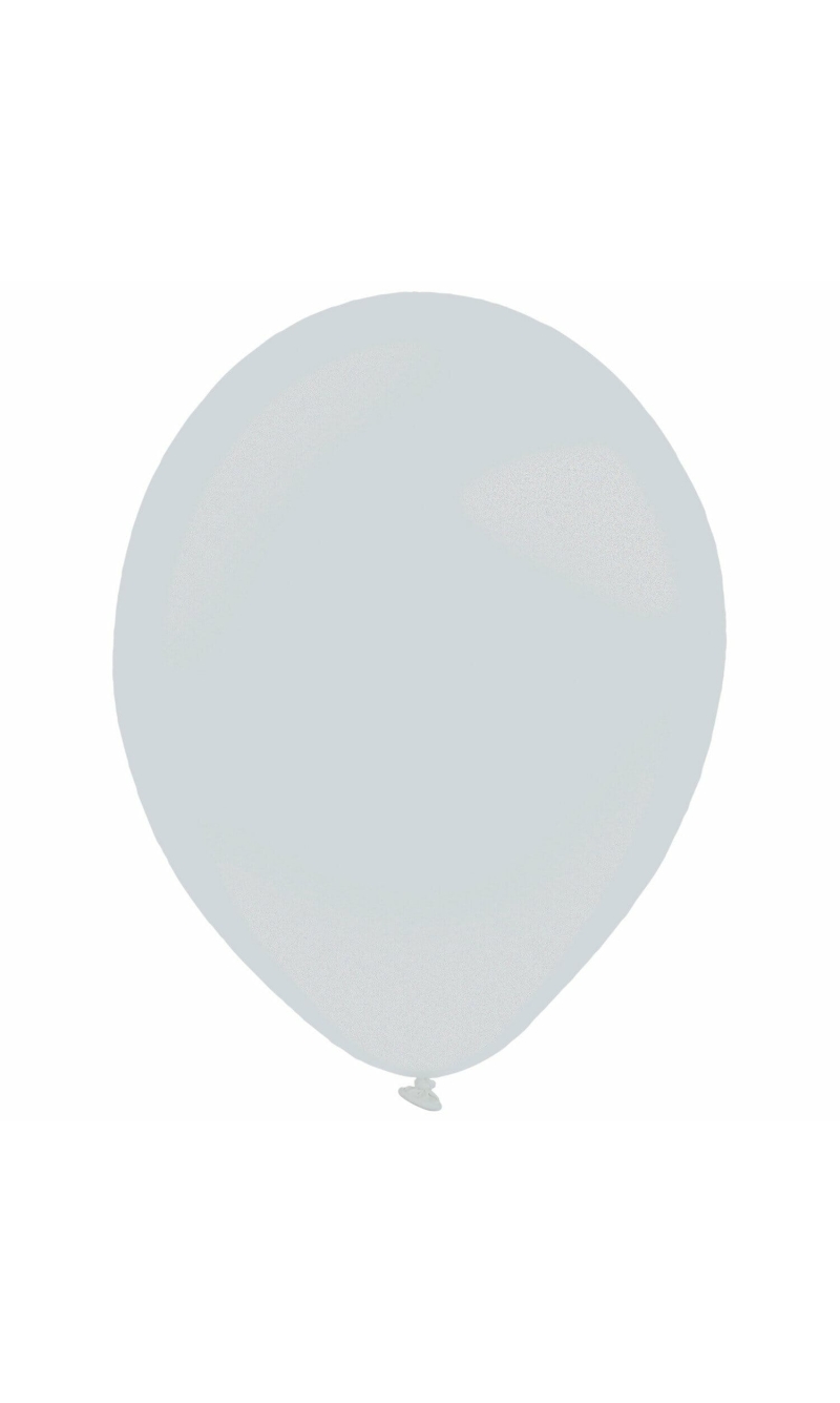 Latex Balloon Decorator Silver Metallic 13 cm / 5 Inches