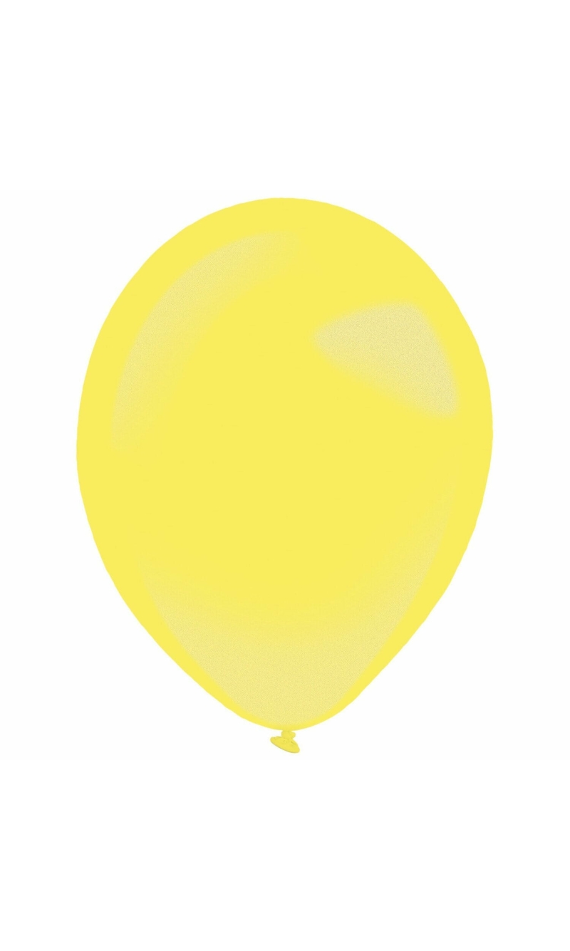 Latex Balloon Decorator Yellow Sunshine Metallic 13 cm / 5 Inches
