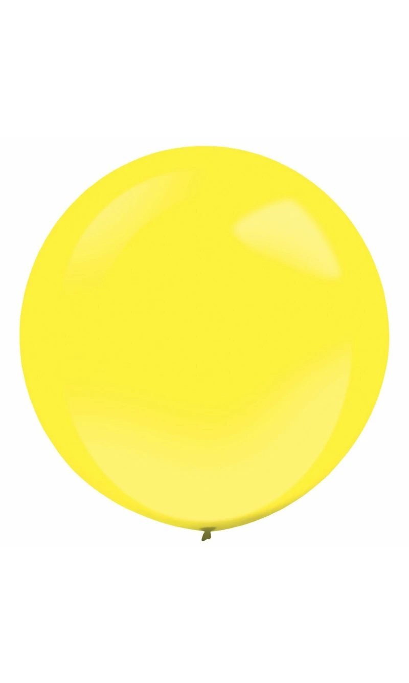 Everts Latex Balloon Yellow Sunshine Standard - (24"/60cm)