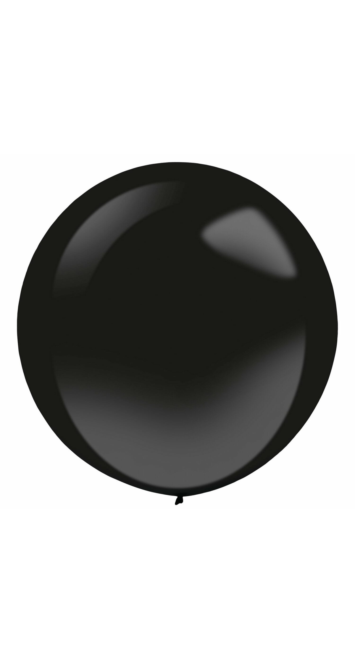 Everts Latex Balloon Jet Black Fashion - (24"/60cm)