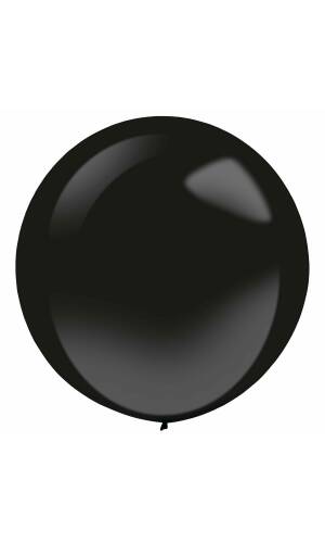 Everts Latex Balloon Jet Black Fashion - (24"/60cm)