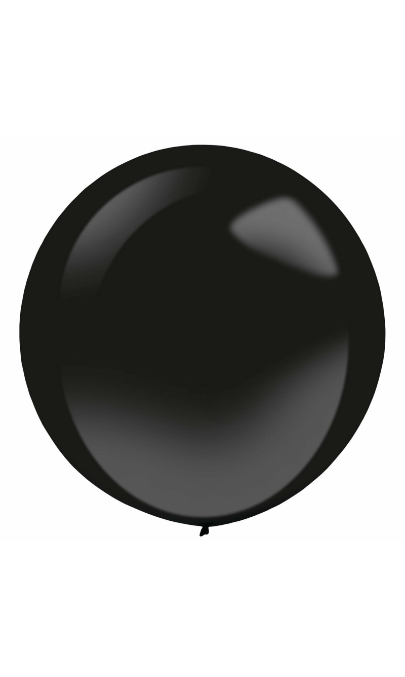 Everts Latex Balloon Jet Black Fashion - (24"/60cm)