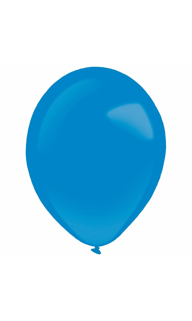 Latex Balloon Decorator Bright Royal Blue Metallic 13 cm / 5 Inches