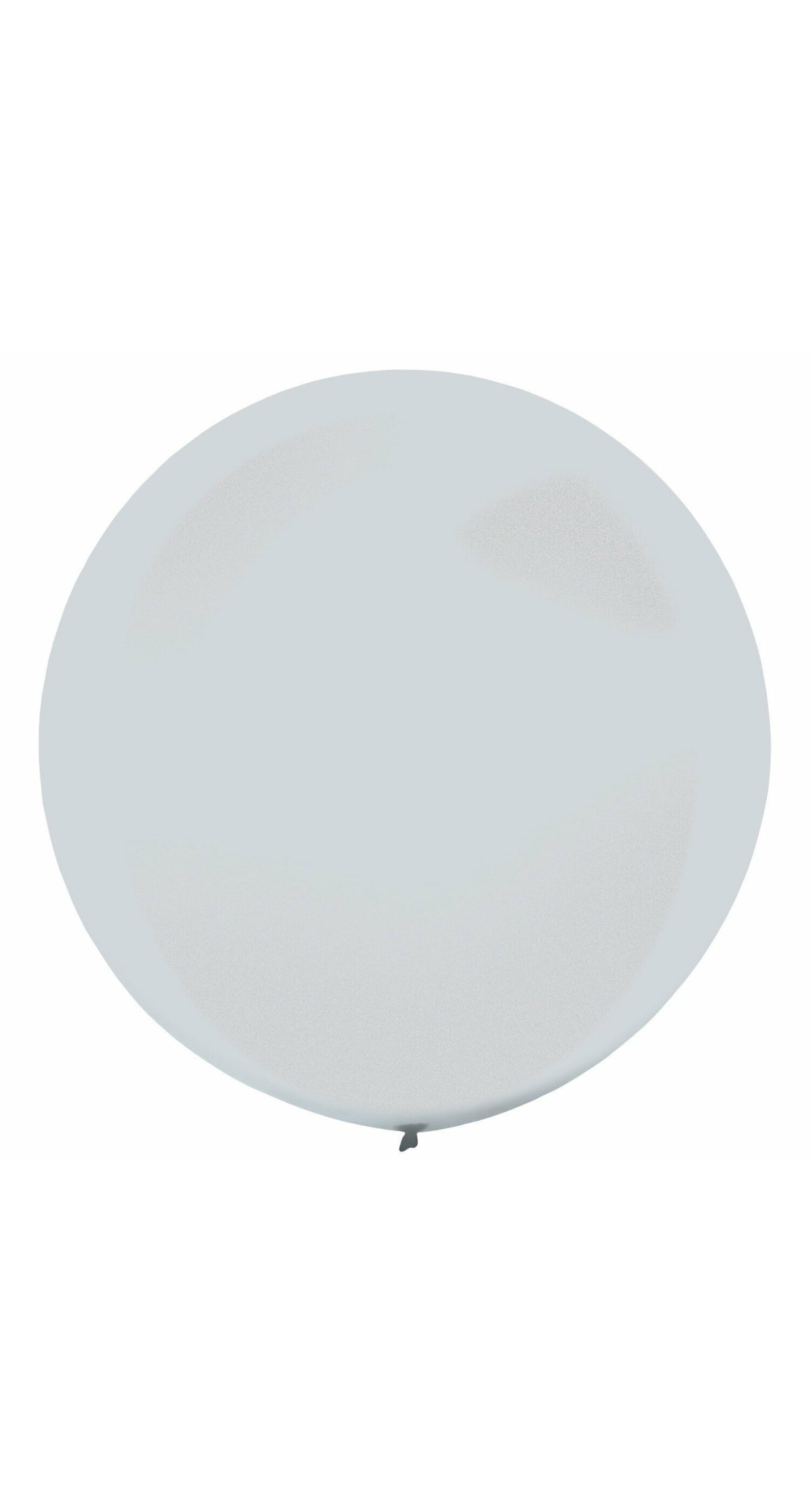 Everts Latex Balloon Silver Metallic - (24"/60cm)