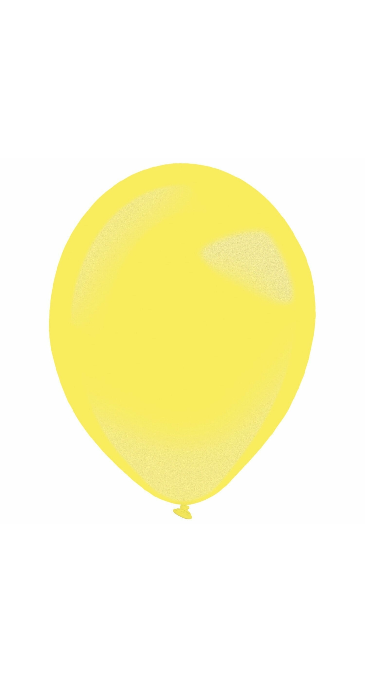 Everts Latex Balloon Yellow Sunshine Metallic - (11"/28cm)