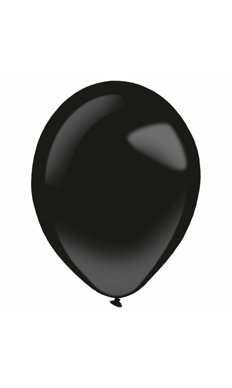 Latex Balloon Decorator Jet Black Fashion 13 cm / 5 Inches