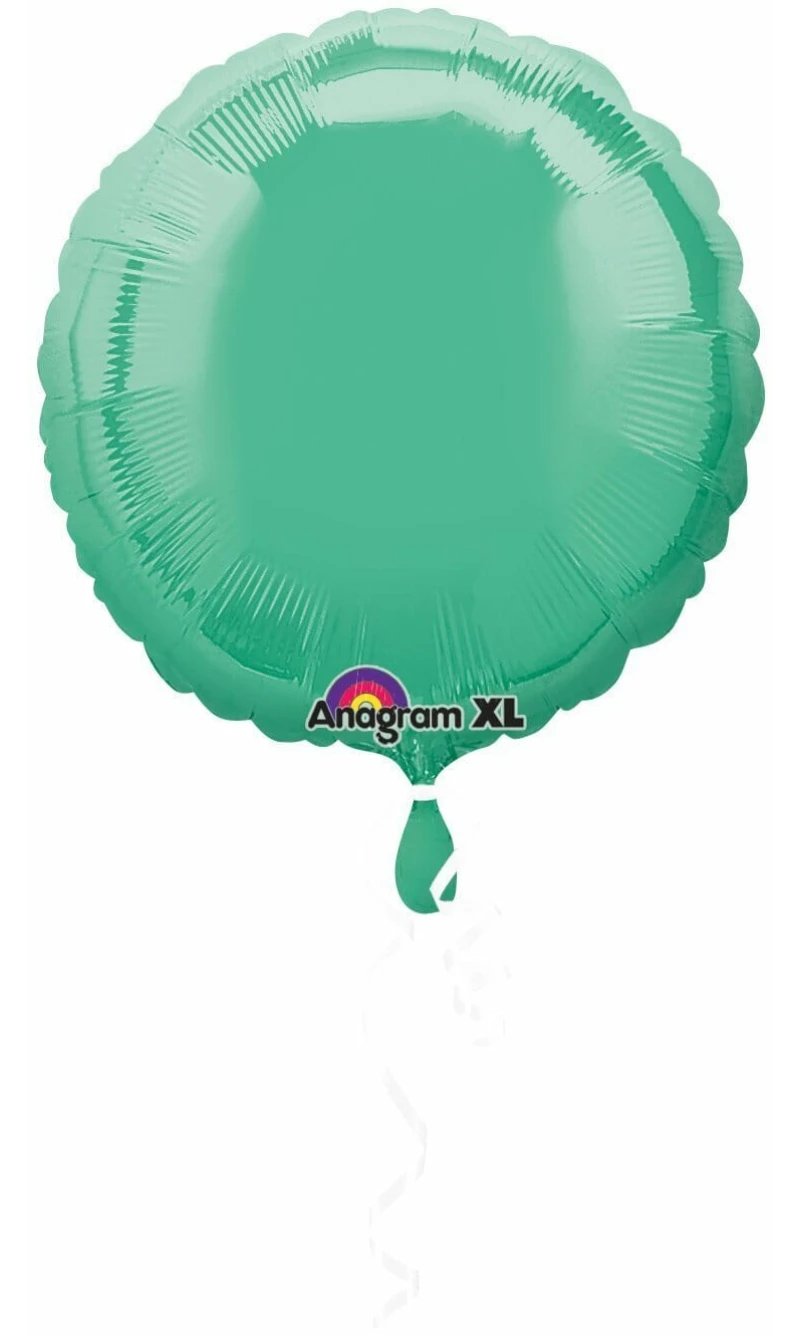 Winter Green Round Foil Balloon 18"