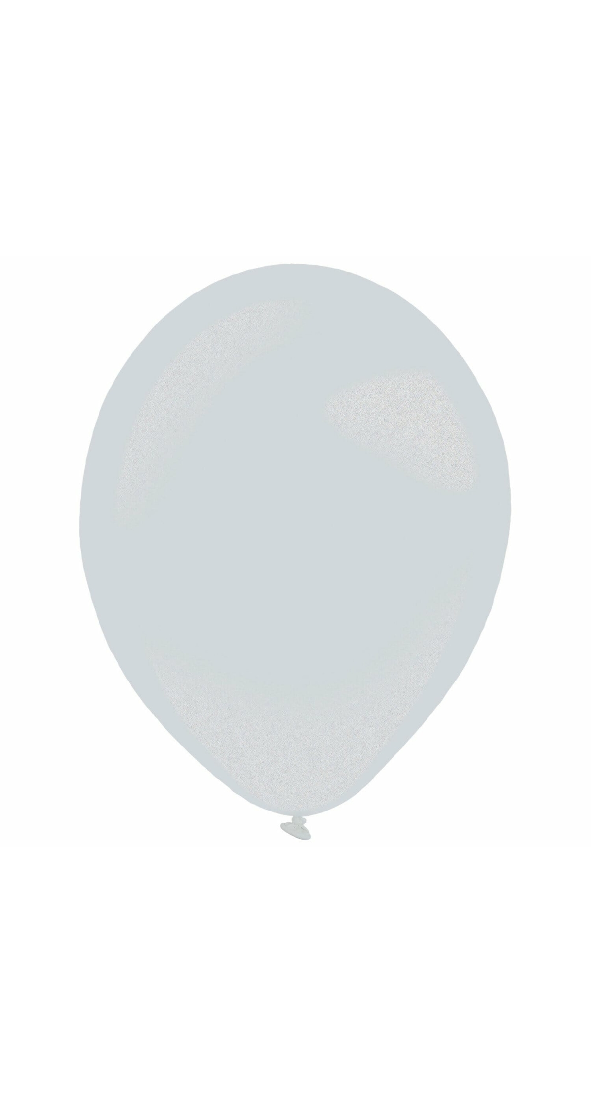 Everts Latex Balloon Silver Metallic - (11"/28cm)