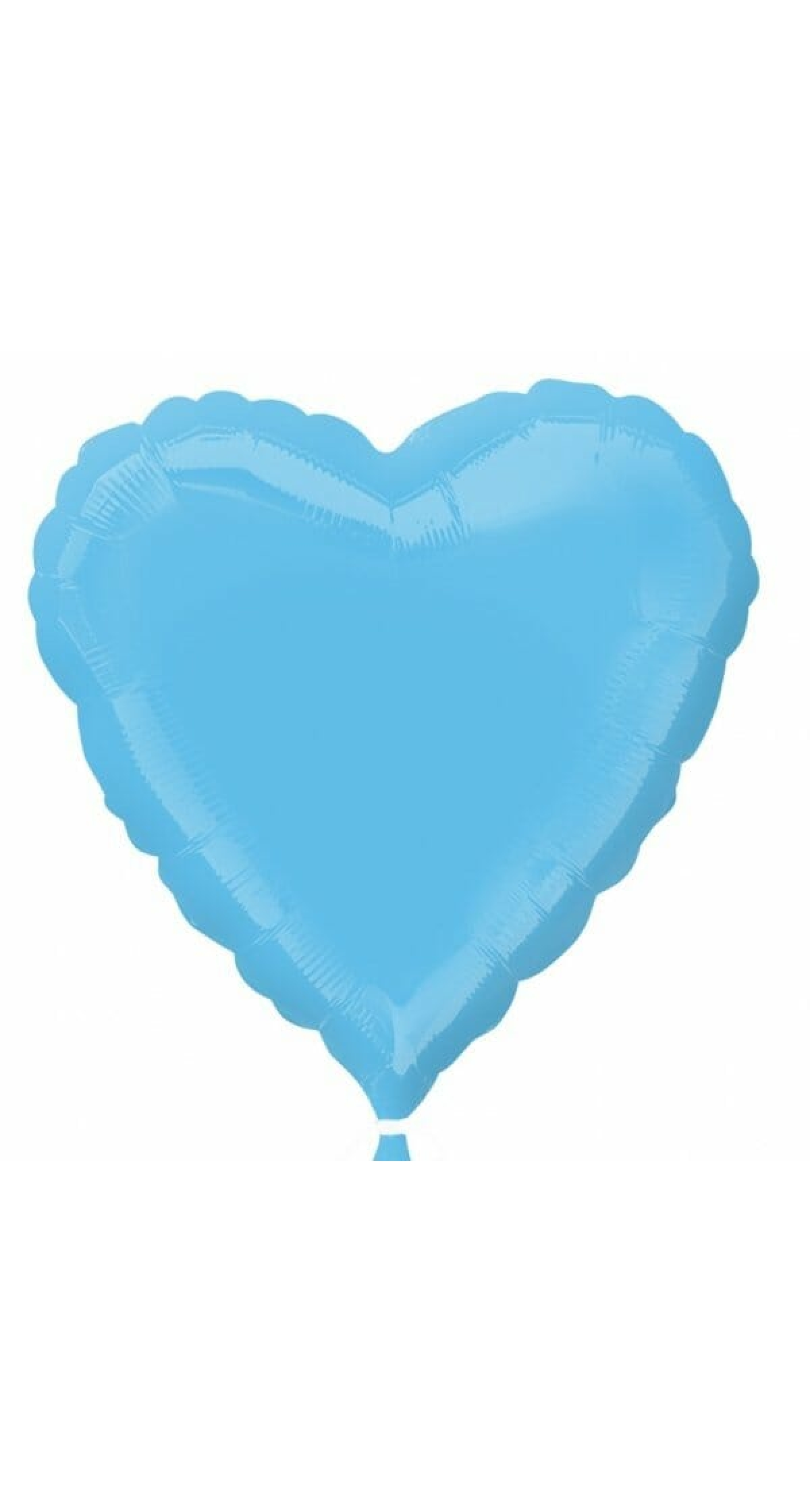 Pale Blue Heart Foil Balloon 18''
