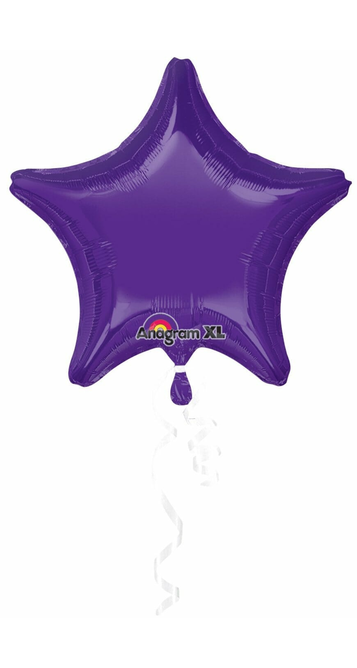 Quartz Purple Star Foil Balloon 18''