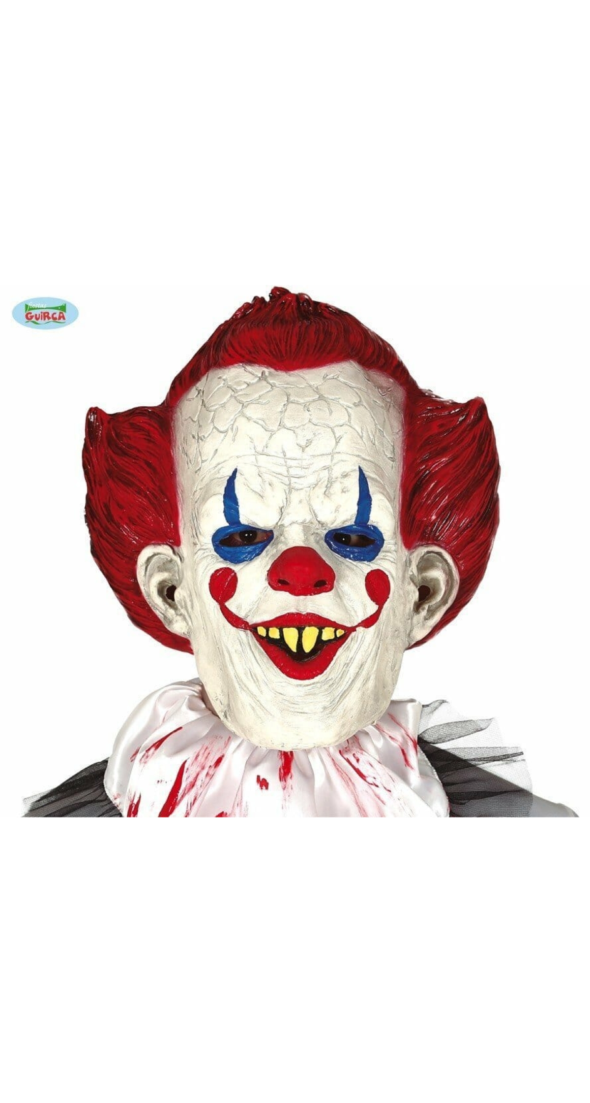 Latex Synister IT Clown Mask - Adult One Size