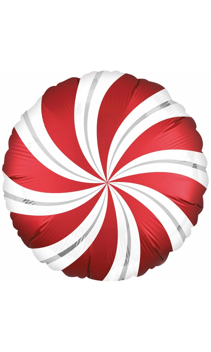 Satin Infused Sangria Candy Swirls Foil Balloon - 43cm