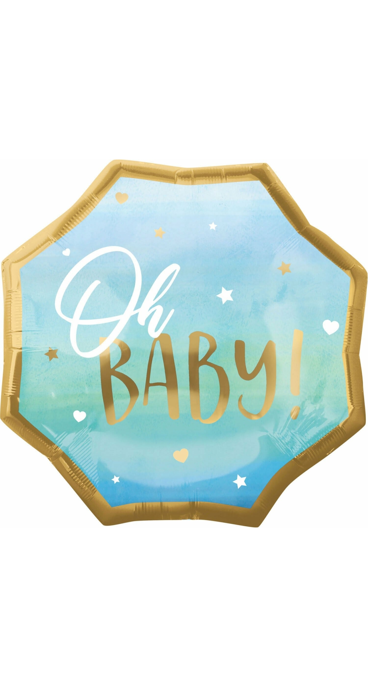 Baby Boy SuperShape XL Blue Foil Balloon - 55cm x 55cm