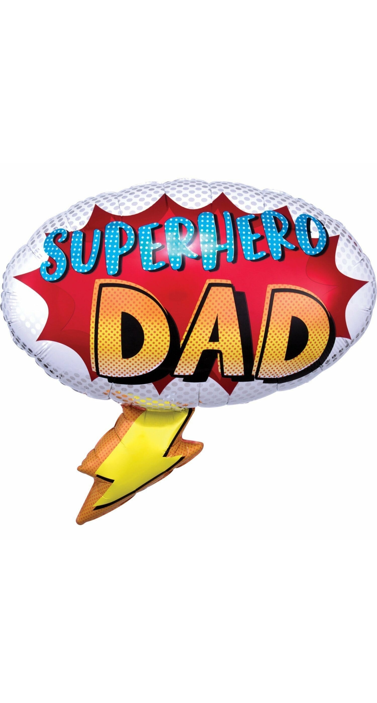 Father's Day Superhero Dad  SuperShape Foil Balloon - 68cm x 66cm