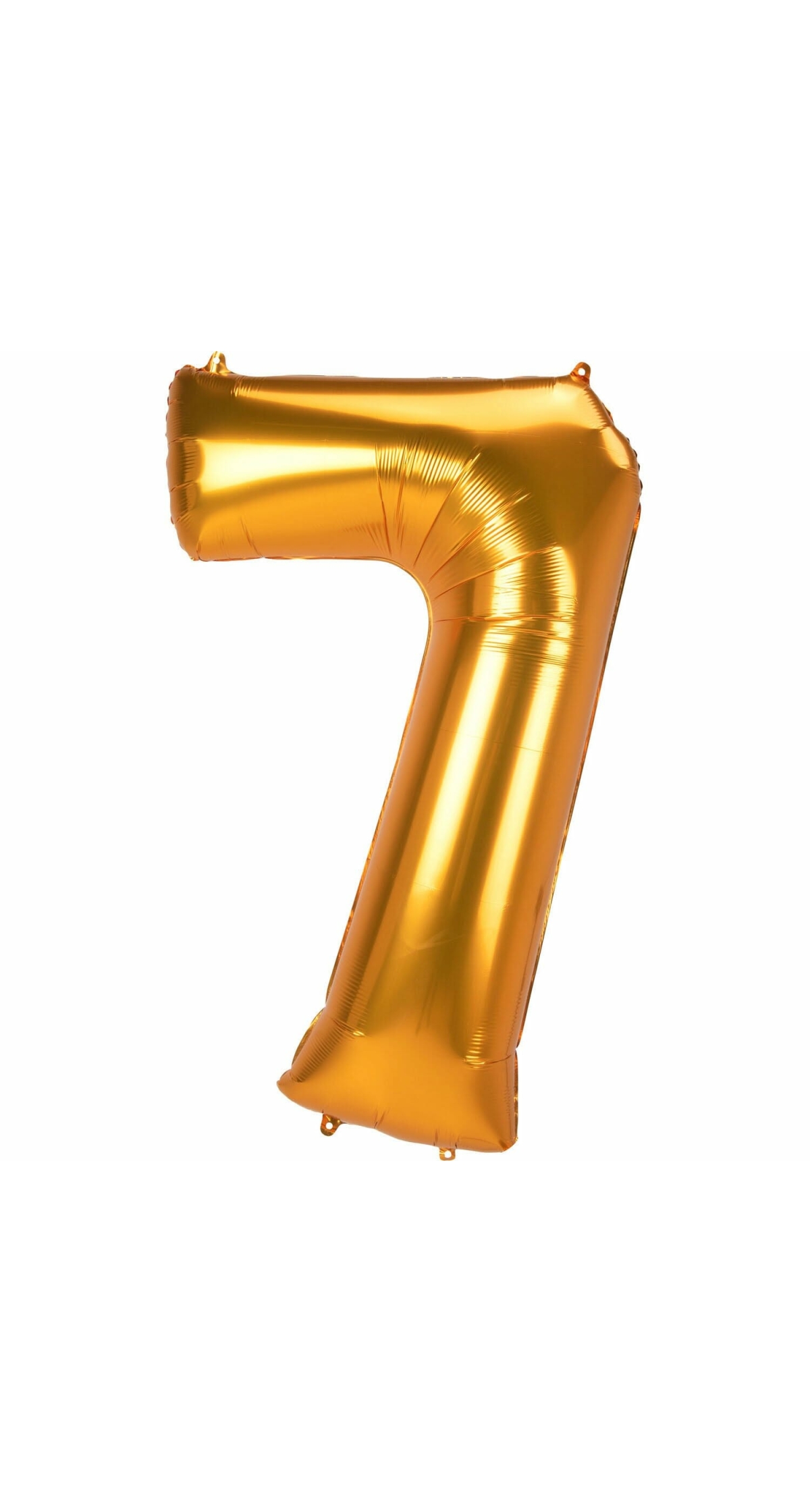53 Inch Jumbo Size Foil Balloon Number 7 - Gold