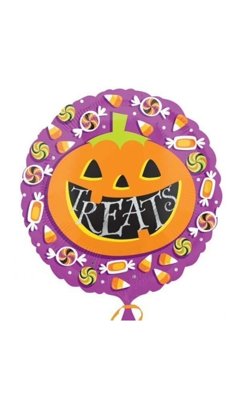 Halloween Pumpkin Treats Foil Balloon - 18"