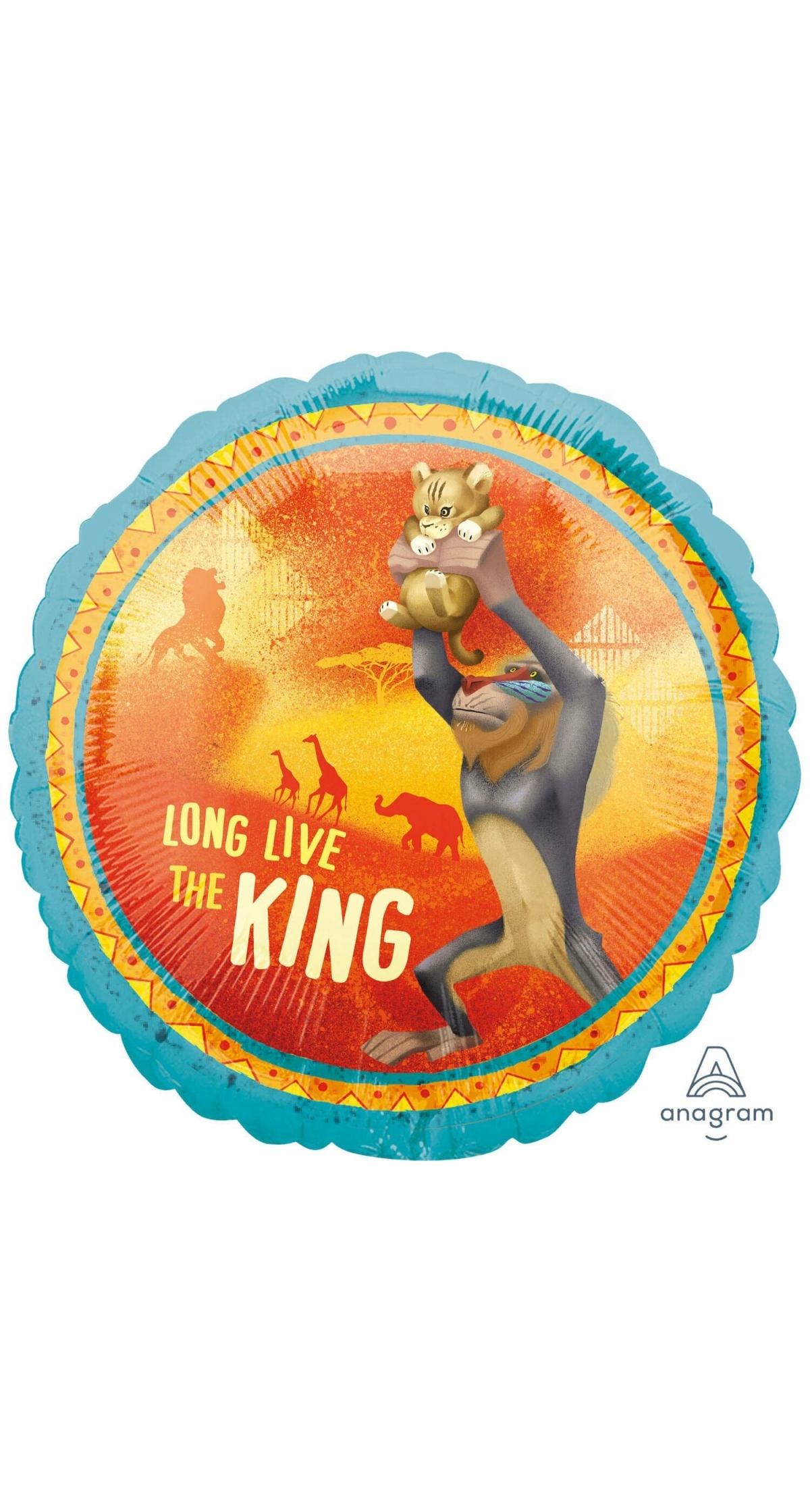 Lion King Standard Foil Balloon - 43cm