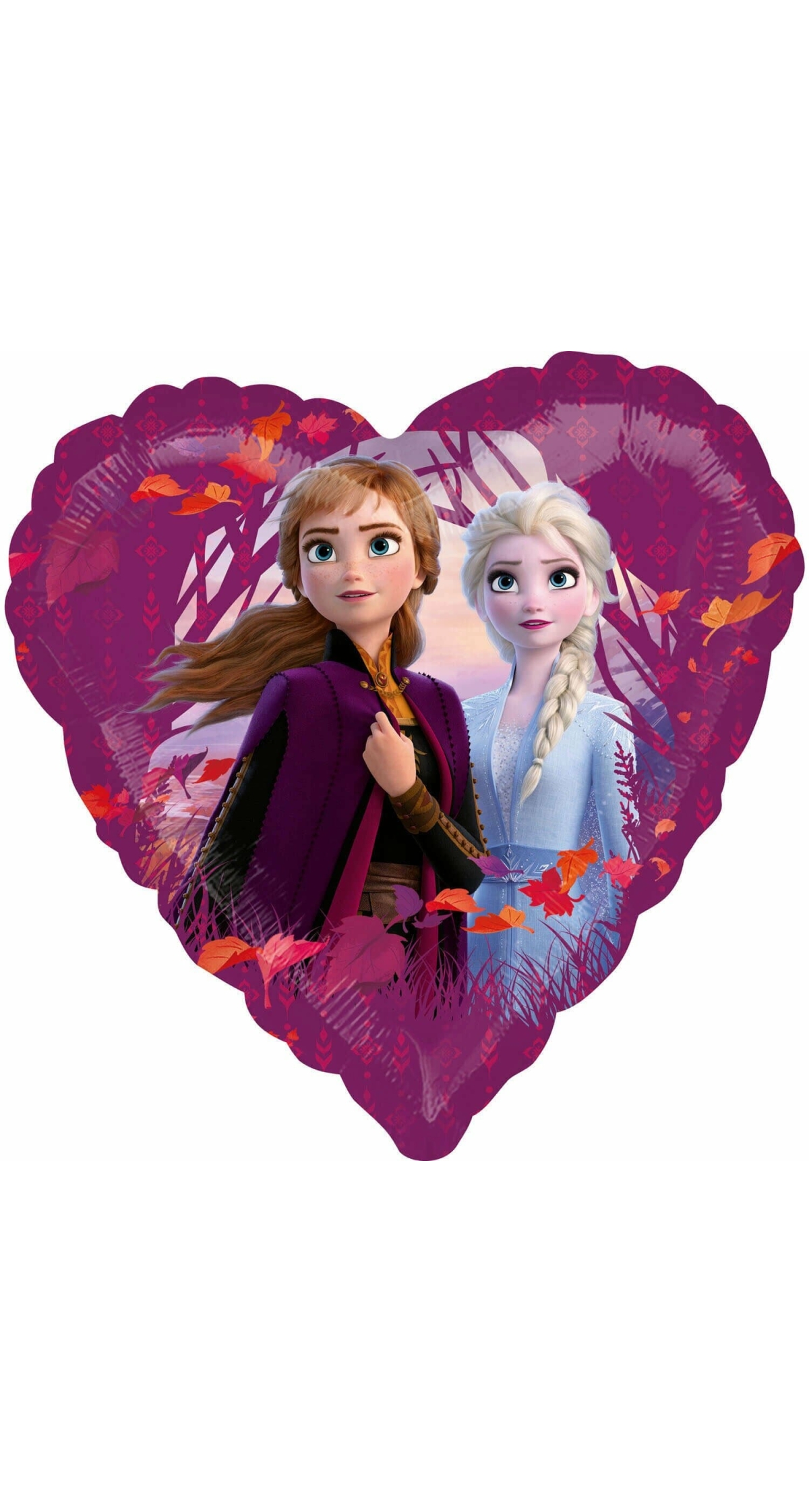 Frozen 2 Heart Foil Balloon - 17"